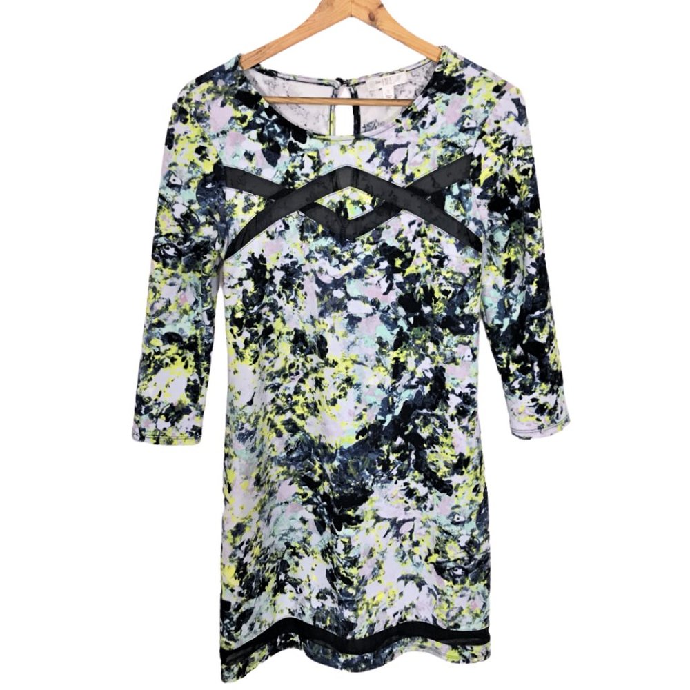 Nordstrom Love Fire Textured A-Line Dress Multicolor Women M